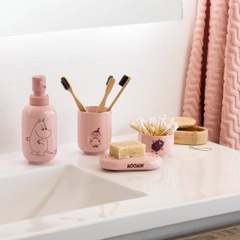 Cottonstick Mug with a Lid Pink - Dsignhouse - The Official Moomin Shop