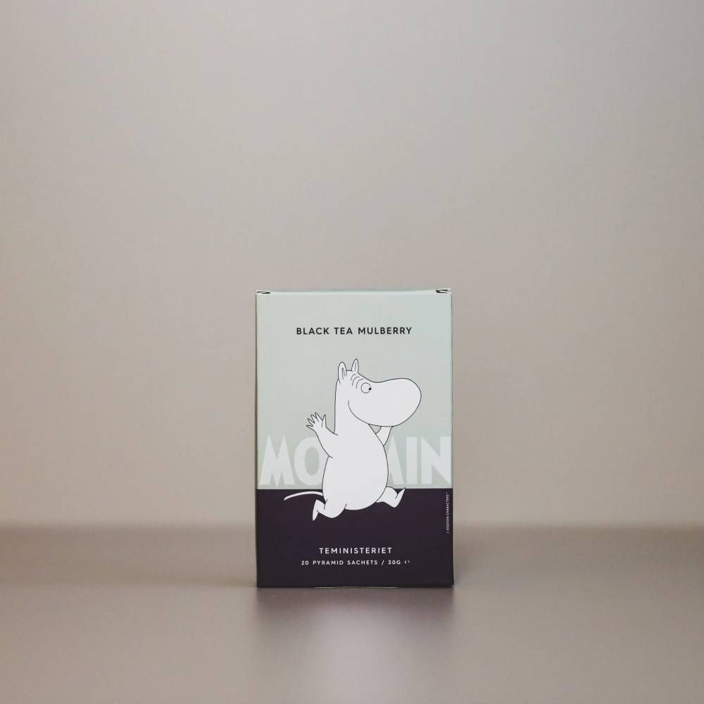 Moomintroll Mulberry Black Tea Pyramid - Teministeriet - The Official Moomin Shop
