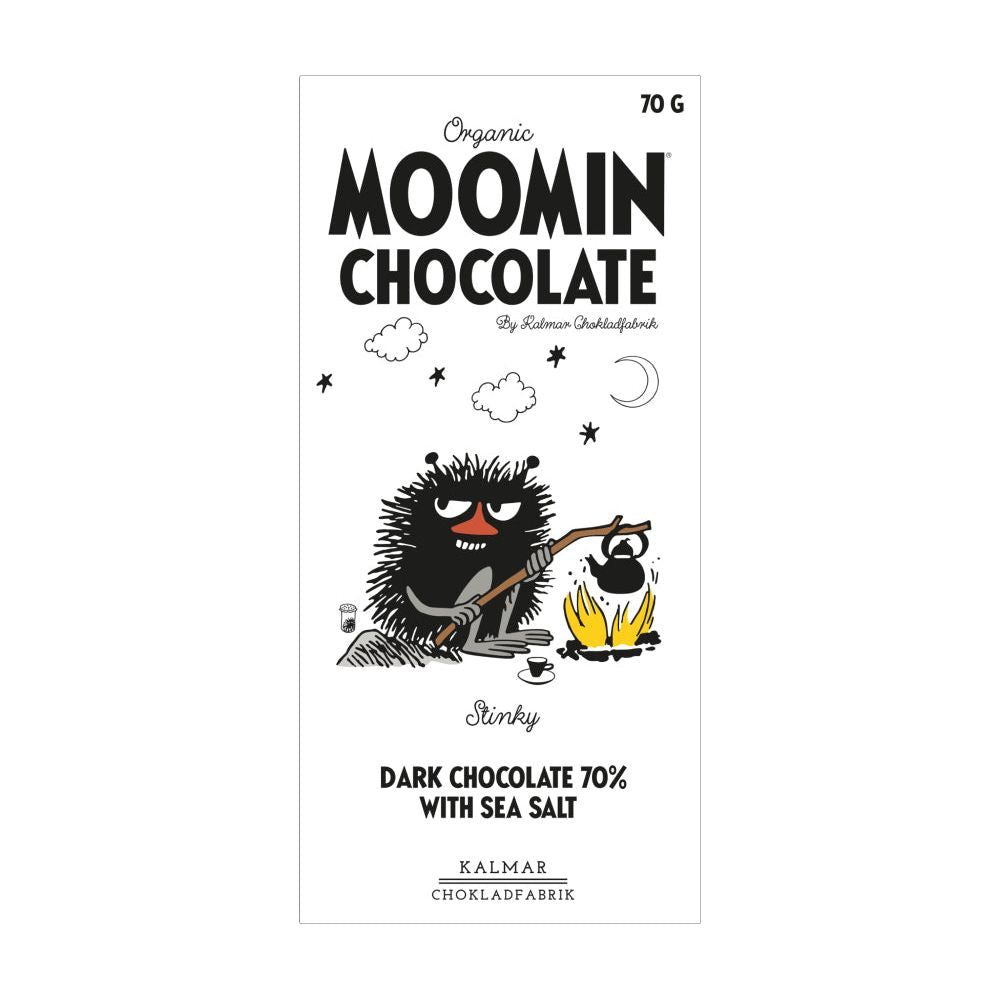Stinky Dark Chocolate with Sea Salt - Kalmar Chokladfabrik - The Official Moomin Shop
