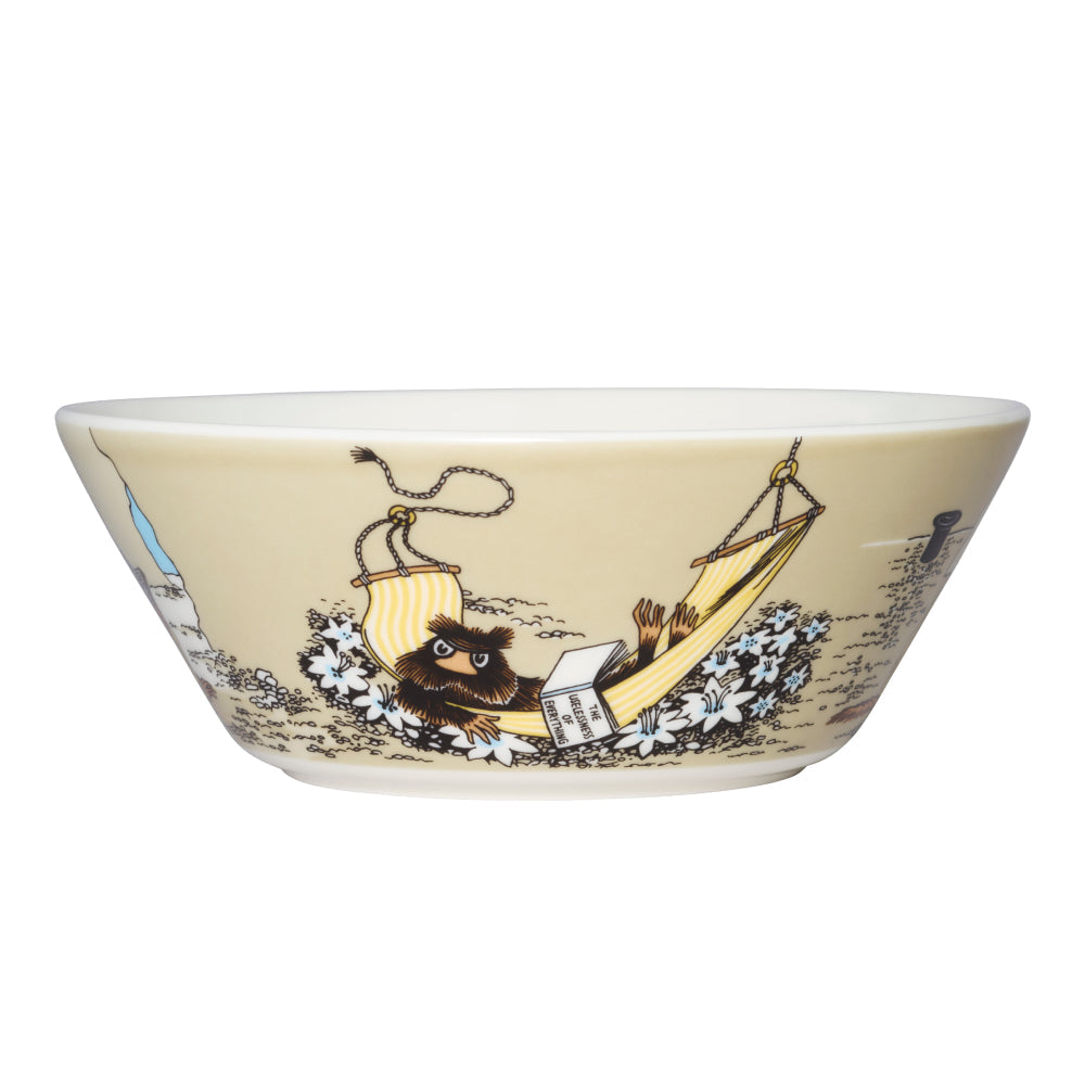 The Muskrat Bowl Beige 15cm - The Official Moomin Shop