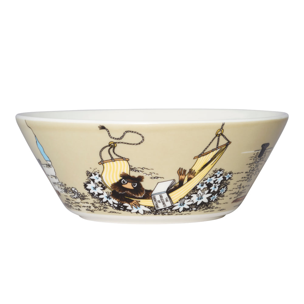 The Muskrat Bowl Beige 15 cm - Moomin Arabia - The Official Moomin Shop