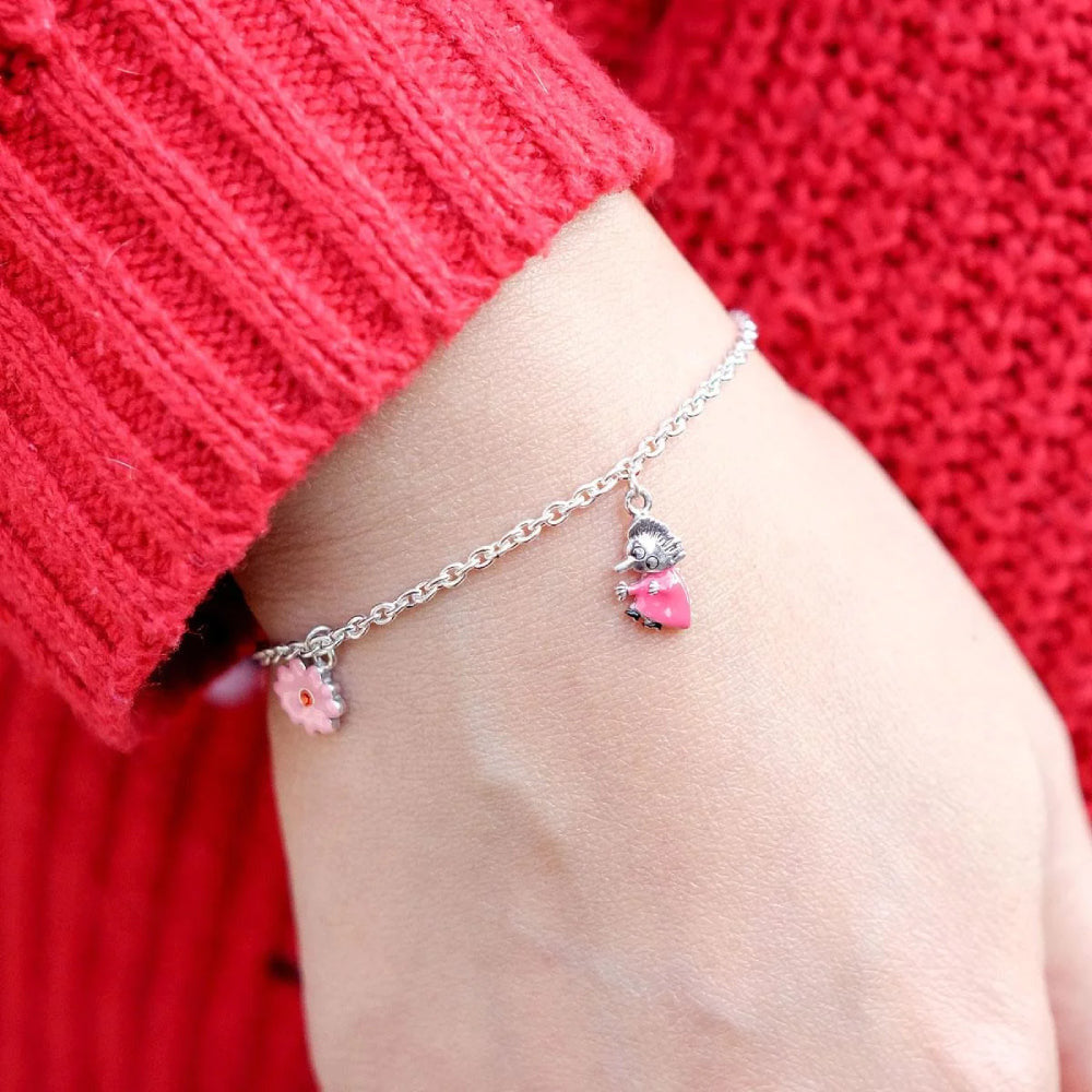 Thingumy And Bob Silver Bracelet - Moress Charms - The Official Moomin Shop