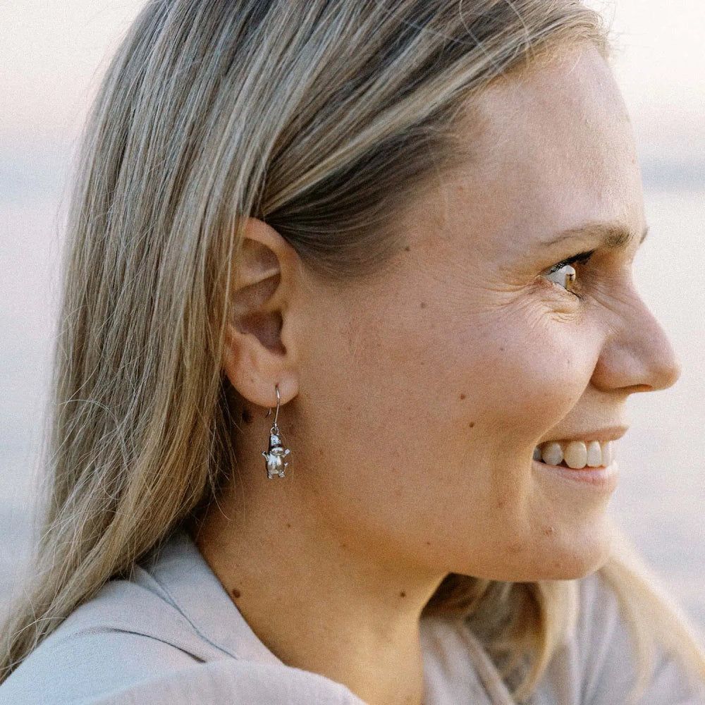 Moomintroll Sterling Silver Earrings - Lumoava x Moomin - The Official Moomin Shop