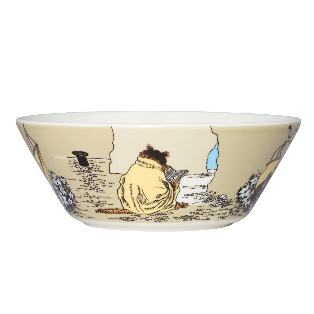 The Muskrat Plate 19cm Beige - The Official Moomin Shop
