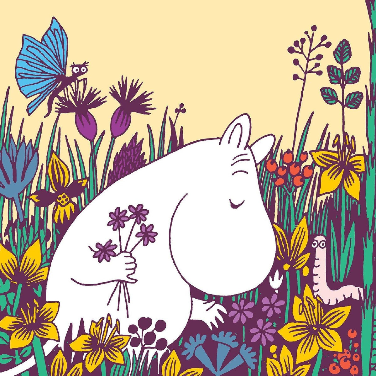 Greeting Card Flower field - Hype Cards - The Official Moomin Shop