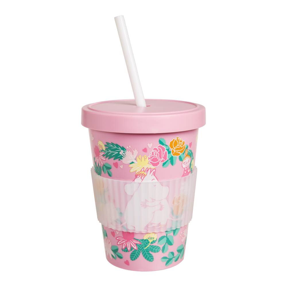 Moomin Soulmates Tumbler Cup Pink - Martinex - The Official Moomin Shop
