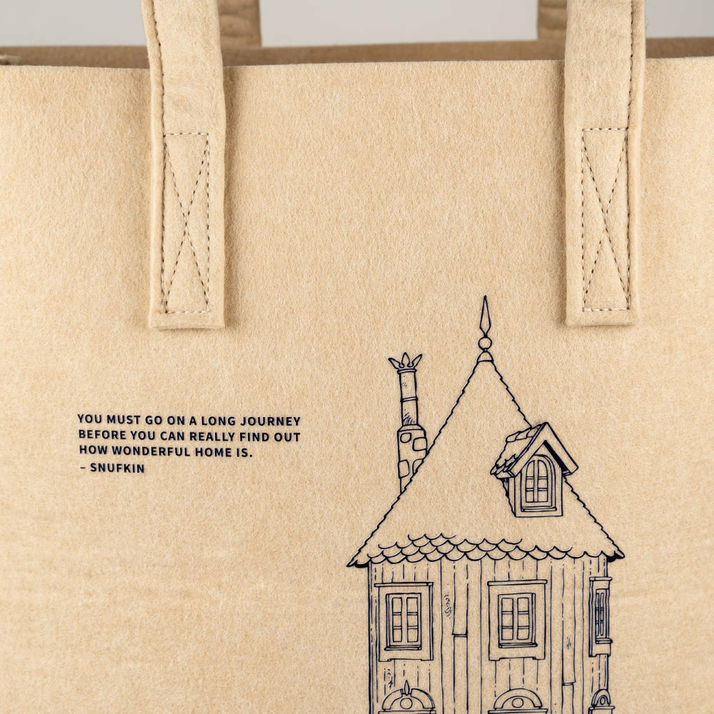 Moominhouse Felt Tote Bag - Muurla - The Official Moomin Shop