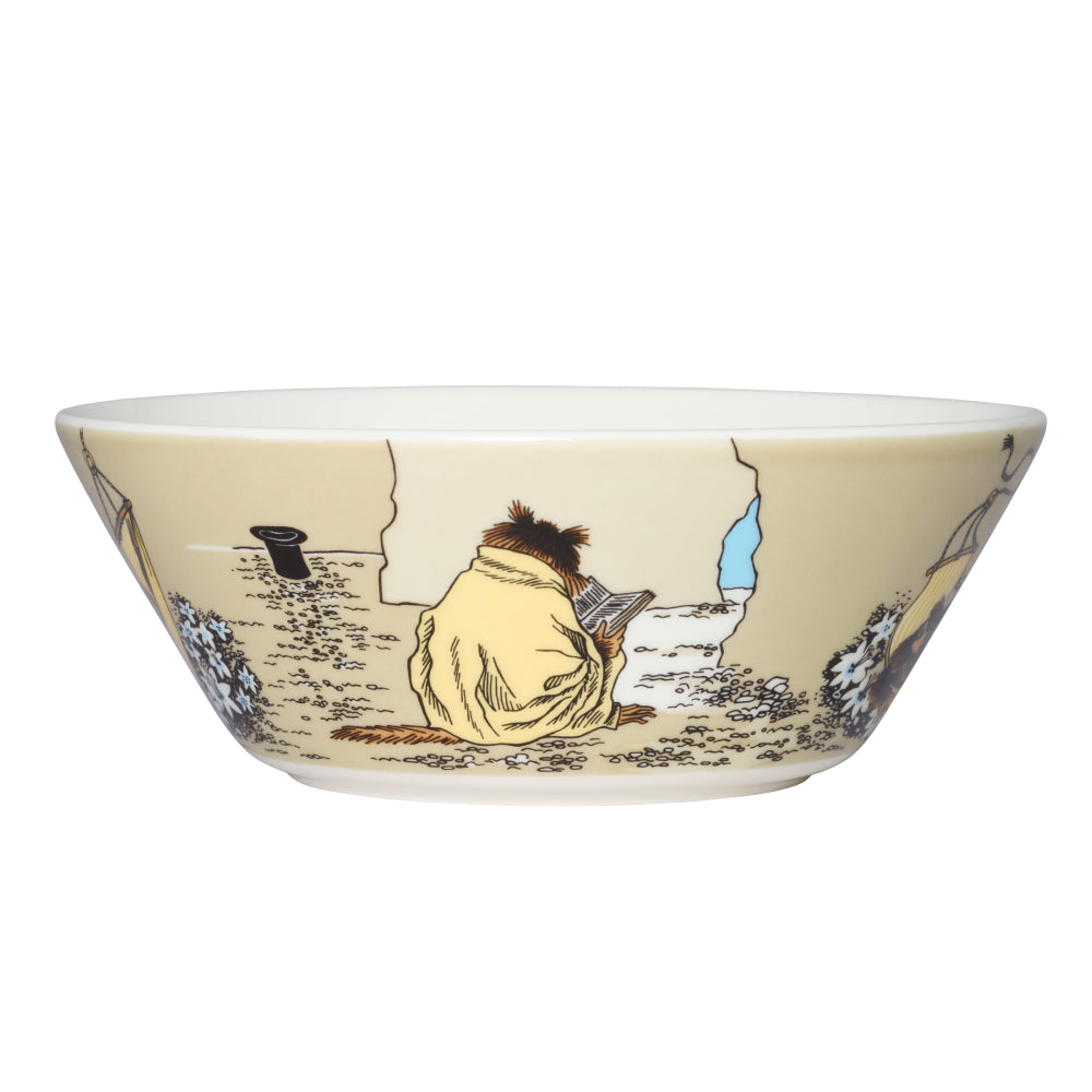 The Muskrat Bowl Beige 15 cm - Moomin Arabia - The Official Moomin Shop