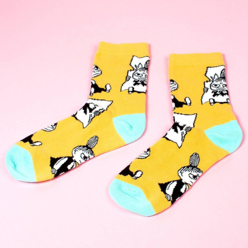 Little My Trickster Socks Yellow 36-42 - Nordicbuddies - The Official Moomin Shop