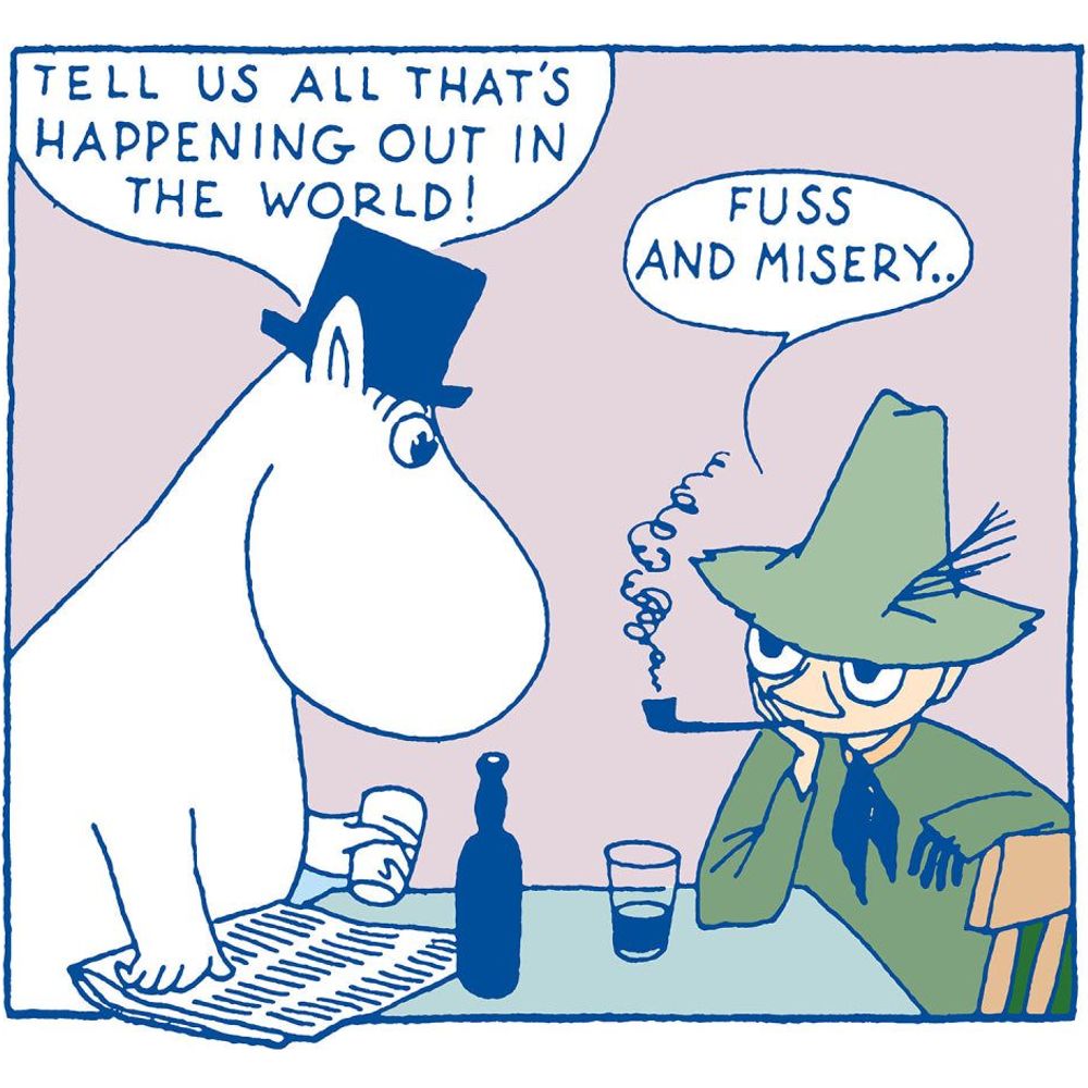 Greeting Card Fuss And Misery - Hype Cards - The Official Moomin Shop
