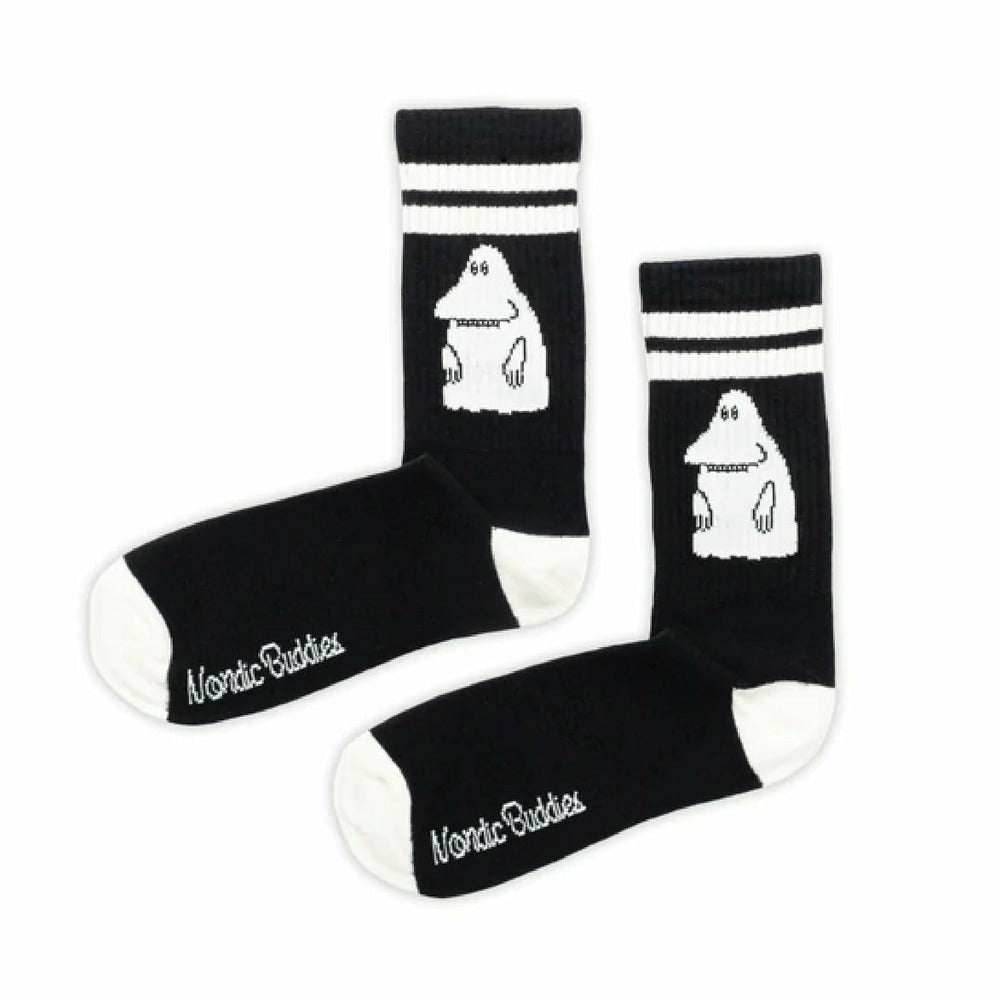 The Groke Retro Socks 40-45 Black - The Official Moomin Shop