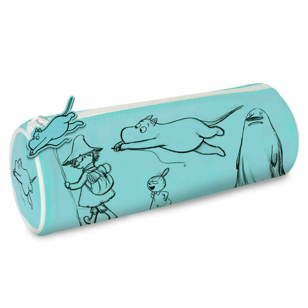 Moomin Tube Pencil Case Turqoise - Anglo-Nordic - The Official Moomin Shop