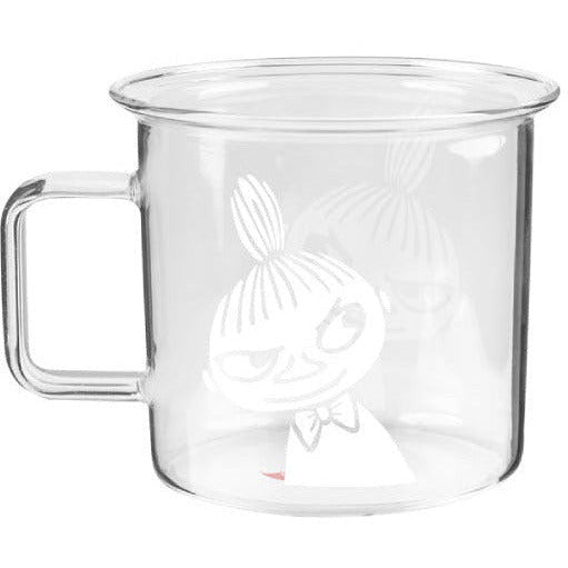 Little My Glass Mug Clear 3,5 dl - Muurla - The Official Moomin Shop