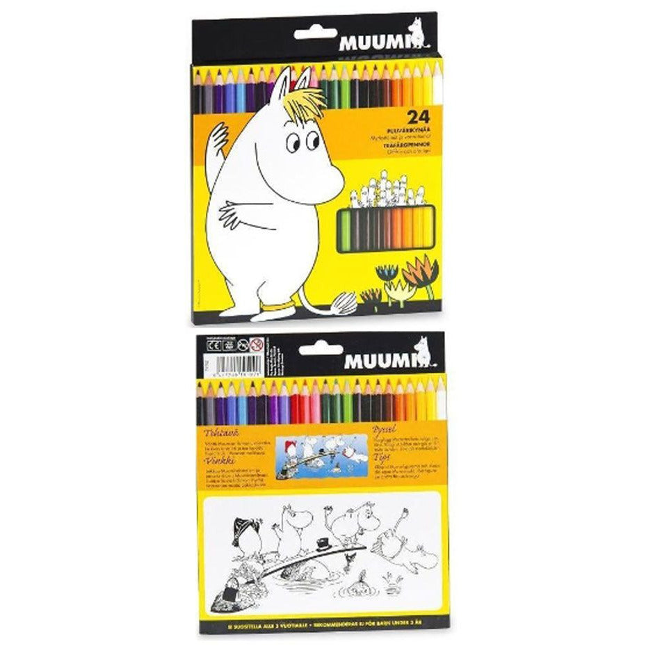 Coloured pencils 24pcs. - Anglo Nordic - The Official Moomin Shop