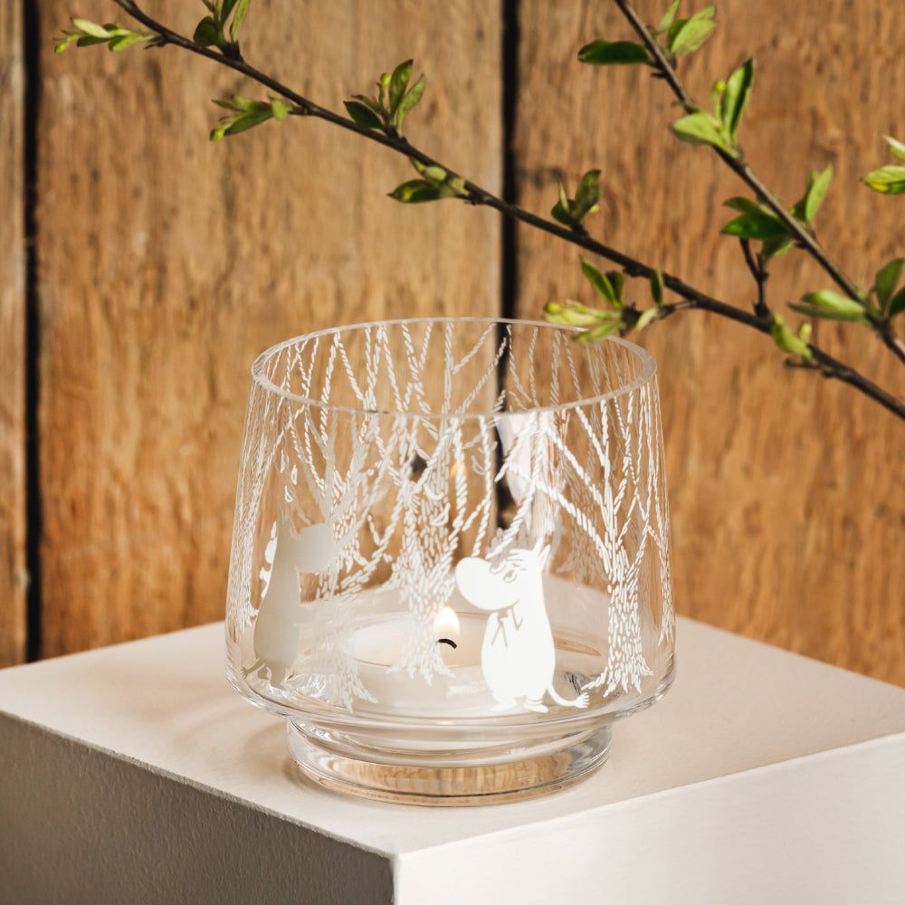 Moomin In The Woods Candle Holder 8cm - Muurla - The Official Moomin Shop