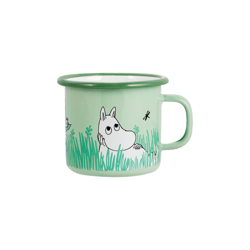 Moomin Friends Mug 2,5dl Green - Muurla - The Official Moomin Shop