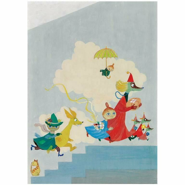 Moomin poster - The Aurora Hospital Mural 100 x 70 cm - The Official Moomin Shop
