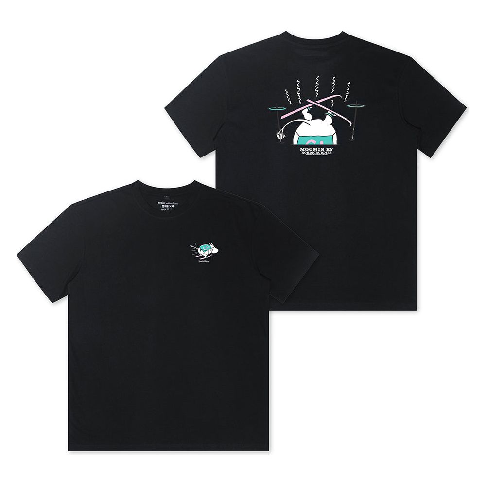 Moomintroll T-shirt Black - Nordicbuddies - The Official Moomin Shop
