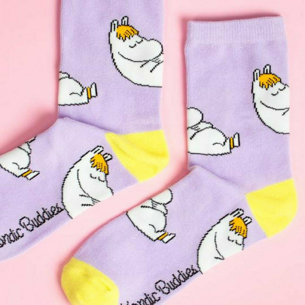 Snorkmaiden Dreaming Socks Lilac 36-42 - Nordicbuddies - The Official Moomin Shop