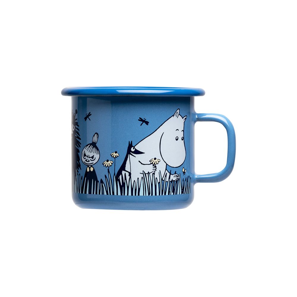 Moomin Friends Mug 2,5dl Blue - The Official Moomin Shop