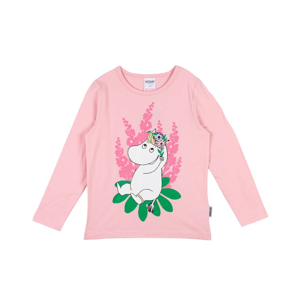 Snorkmaiden Shirt Flowers Pink - Martinex - The Official Moomin Shop