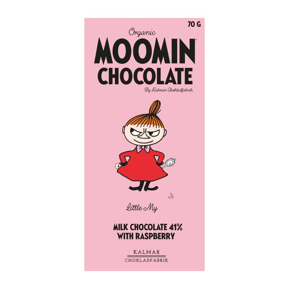 Little My Milk Chocolate with Raspberry 70g - The Official Moomin Shop
