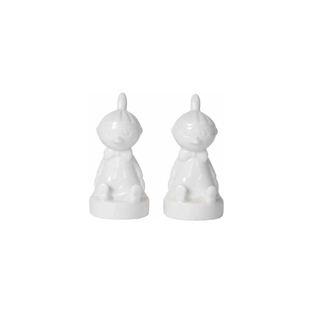 Little My Ceramic Salt & Pepper Shakers White - The Official Moomin Shop
