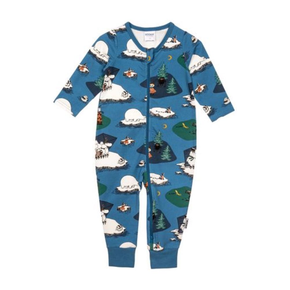 Moomin Ferry Baby Pyjamas Blue - Martinex - The Official Moomin Shop