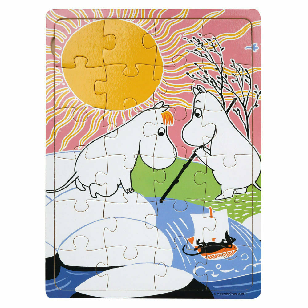 Moomin Fishing Wooden Frame Puzzle - Barbo Toys - The Official Moomin Shop
