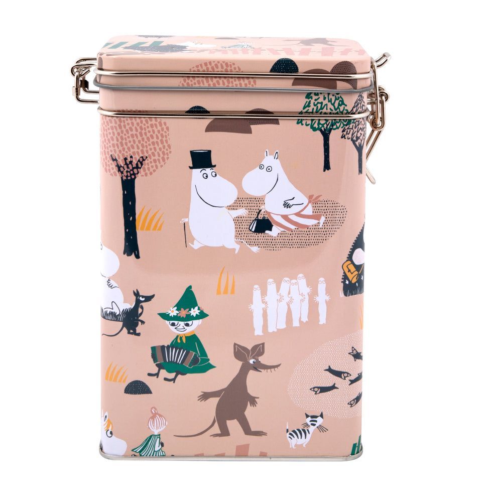 Moomin Forest Walk Coffee Tin Pink - Martinex - The Official Moomin Shop