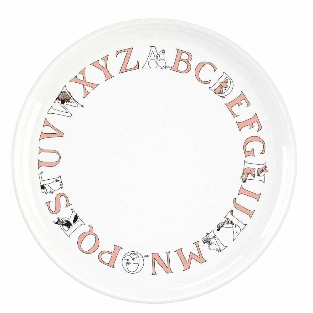 Moomin ABC Plate - RIG-TIG - The Official Moomin Shop