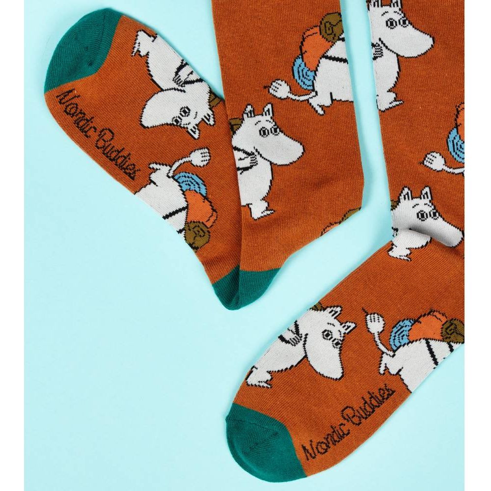 Moomin Socks Moomintroll Brown - Nordicbuddies - The Official Moomin Shop