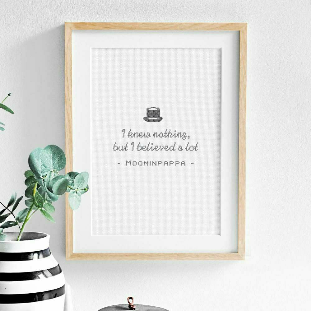 Embroidery Kit Moominpappa - The Folklore Company - The Official Moomin Shop