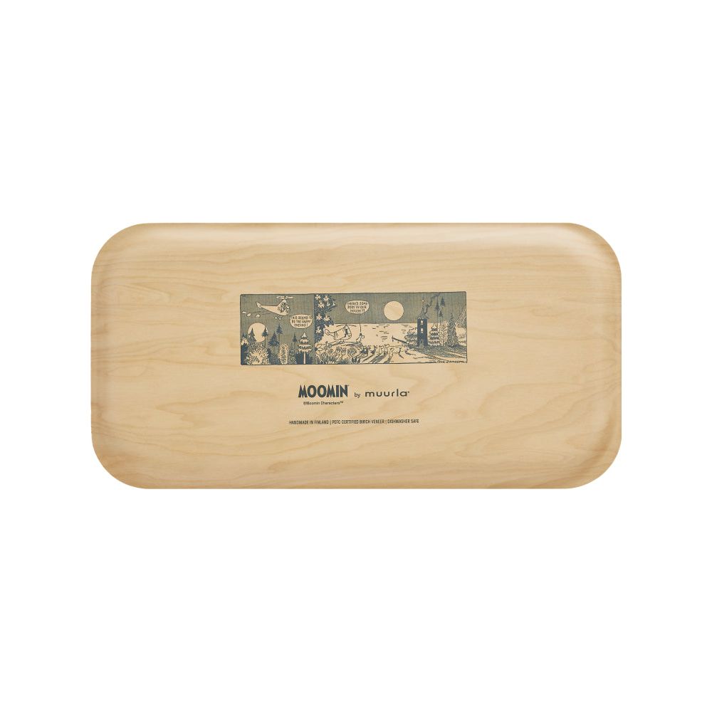 Moomin Sunset Tray 43x22cm Blue - The Official Moomin Shop