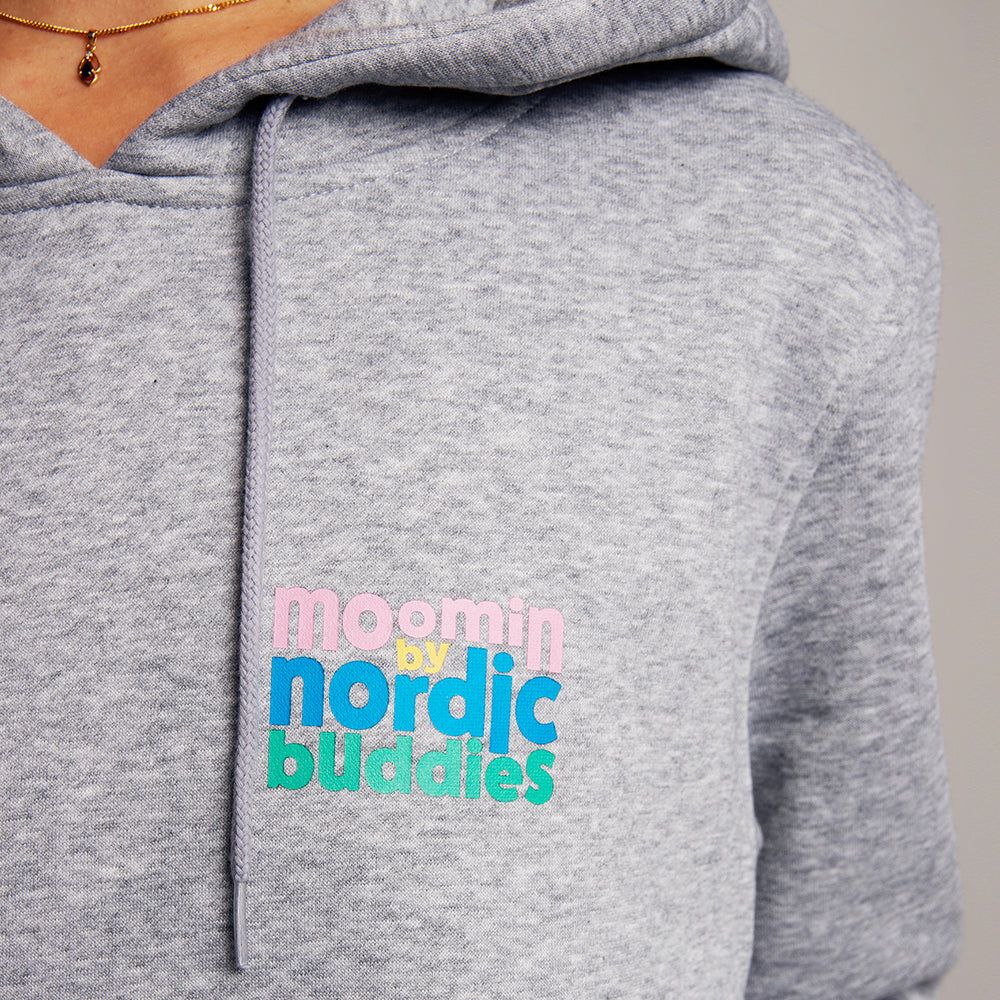 Hemulens Hoodie Grey - Nordicbuddies - The Official Moomin Shop