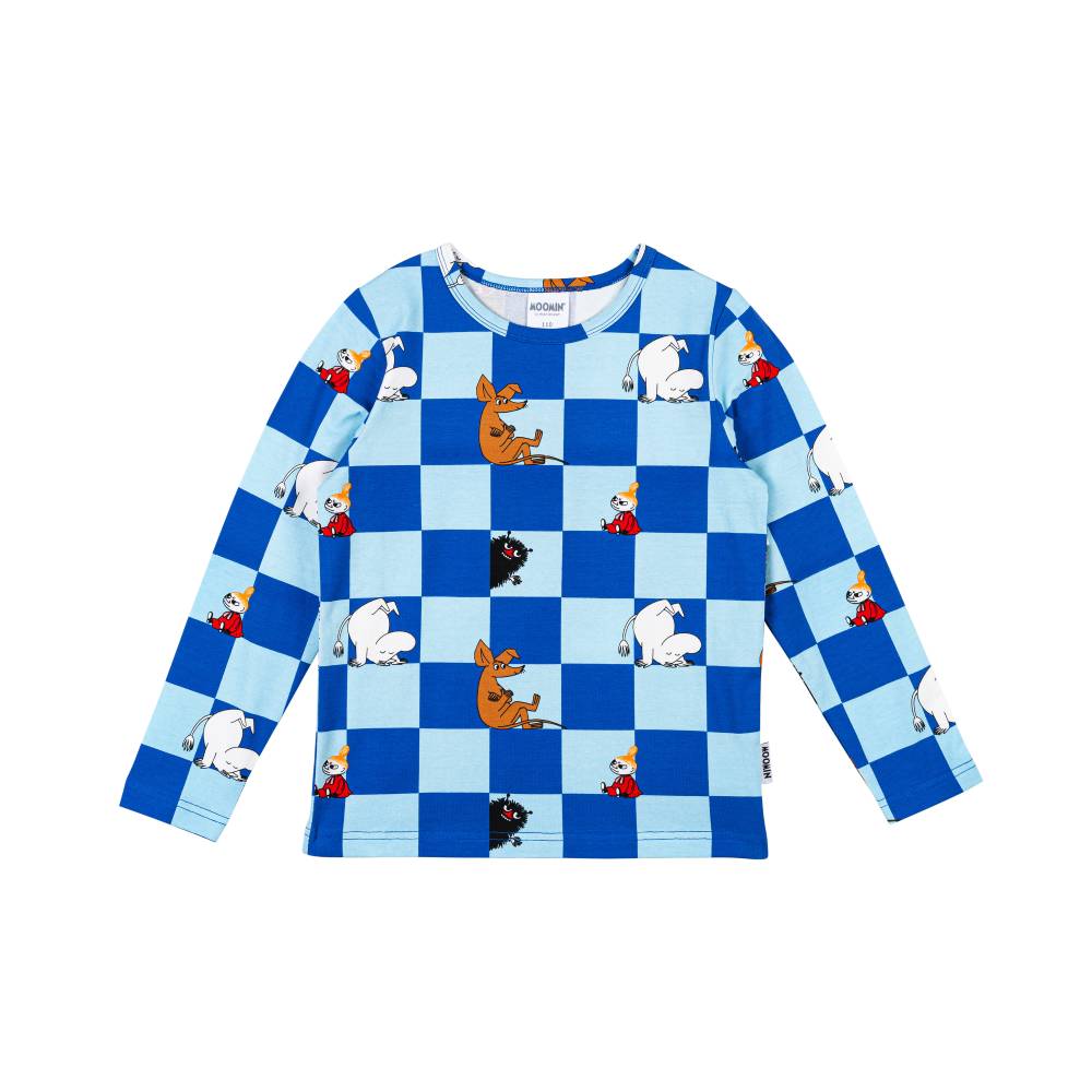 Moomin Squares Shirt Blue - Martinex - The Official Moomin Shop