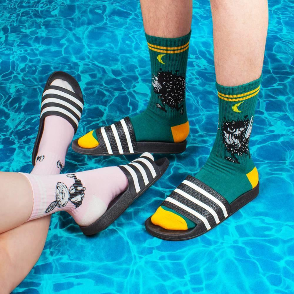 Little My Retro Socks Pink 36-42 - The Official Moomin Shop