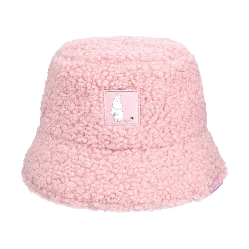 Moomintroll Fluffy Bucket Hat Adults Pink - Nordicbuddies - The Official Moomin Shop