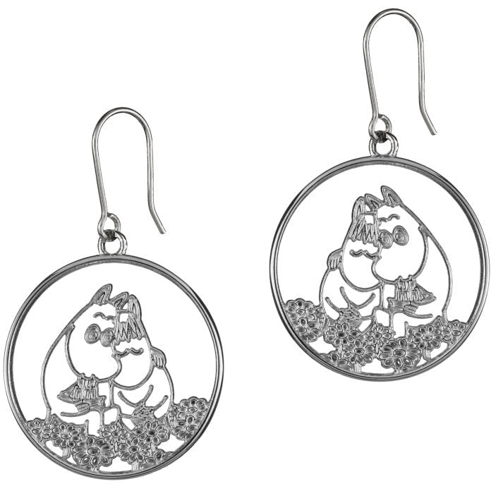 Moomin Love Earrings Silver - The Official Moomin Shop