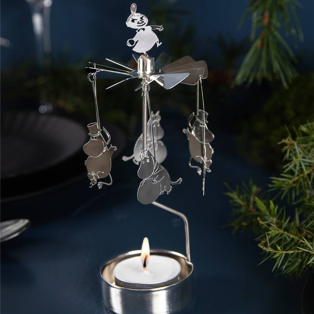 Moomin Rotary Candle Holder Winter - Pluto Produkter - The Official Moomin Shop