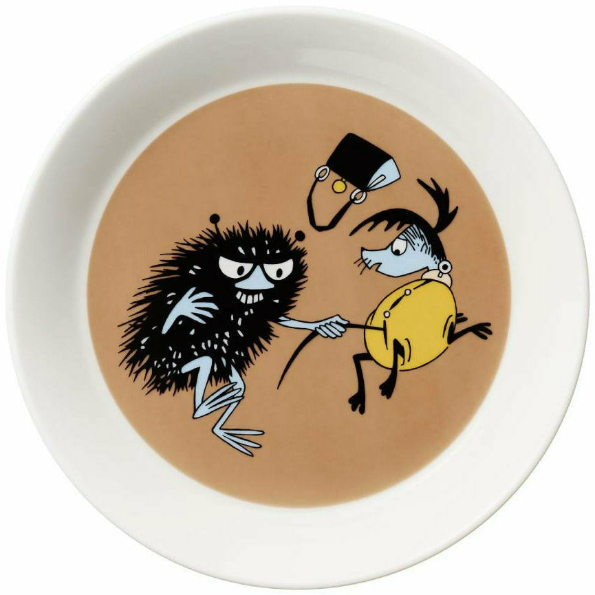 Stinky in Action Plate - Moomin Arabia - The Official Moomin Shop