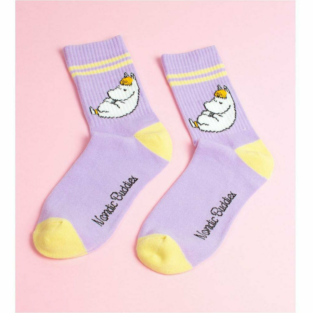 Snorkmaiden Retro Socks 36-42 Lilac - The Official Moomin Shop