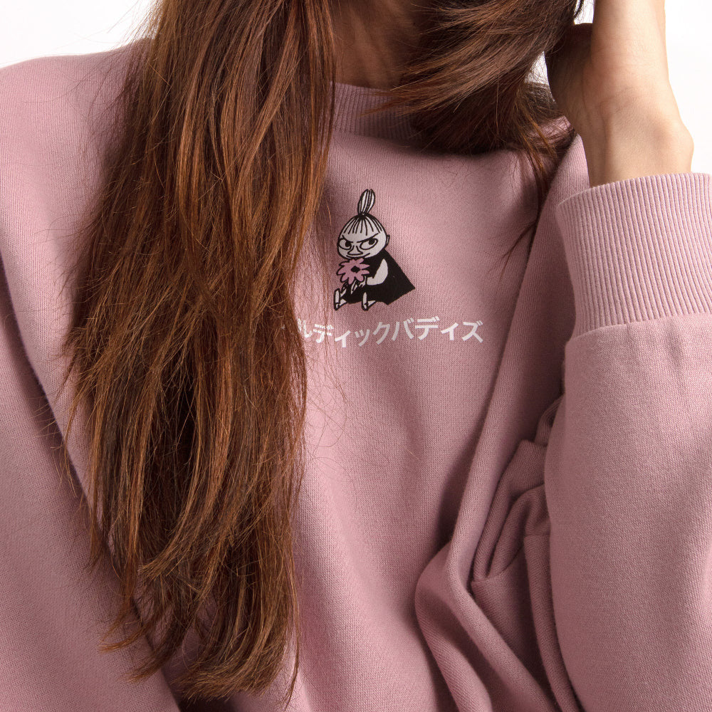 Little My Sweatshirt Rosa - Nordicbuddies - The Official Moomin Shop