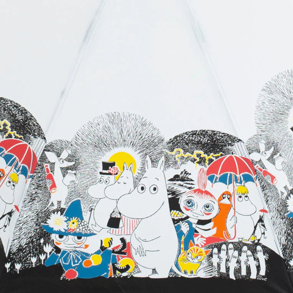 Moomin Comic 1 Manual Umbrella White - Lasessor - The Official Moomin Shop