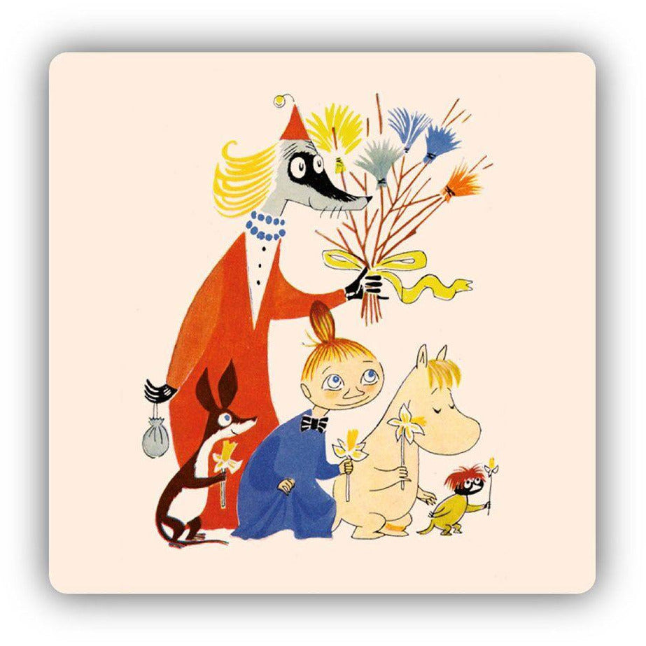 Moomin Easter Coaster 4-pack - Opto Design - The Official Moomin Shop