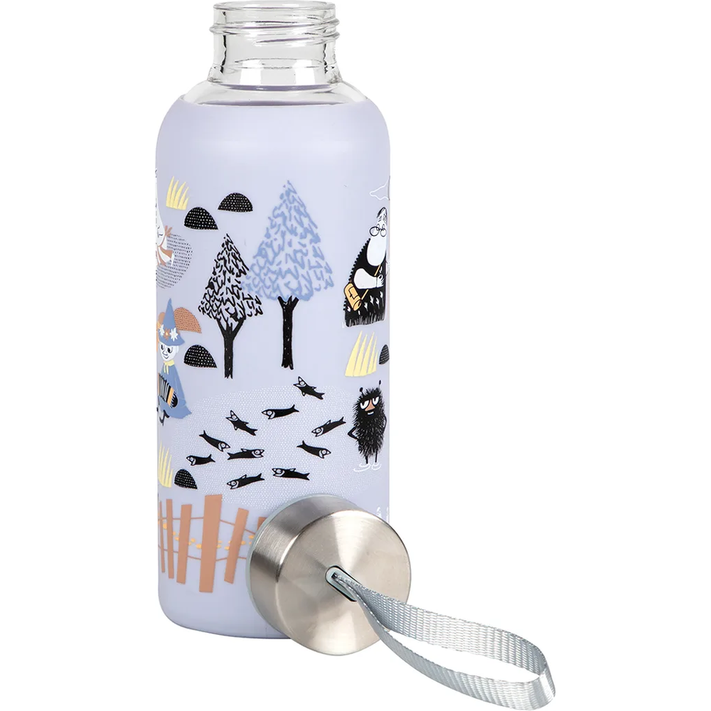 Moomin Forest Walk Water Bottle Blue - Martinex - The Official Moomin Shop