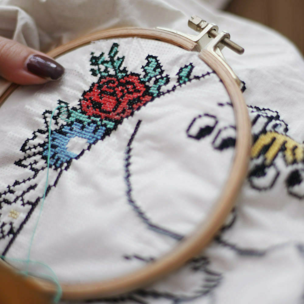 Moomin Cross Stitch Kit with Totebag - The Folklore Company - The Official Moomin Shop