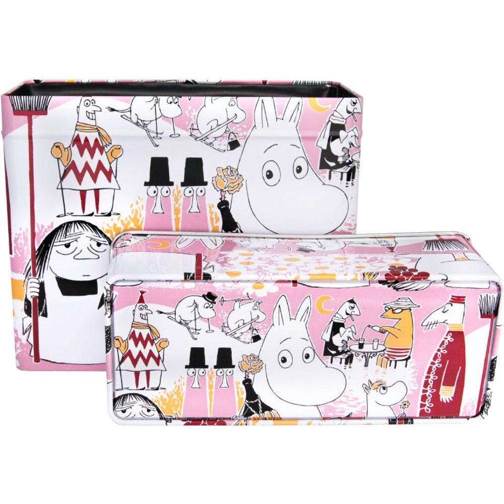Misabel Coffee Filter Tin Pink - Martinex - The Official Moomin Shop