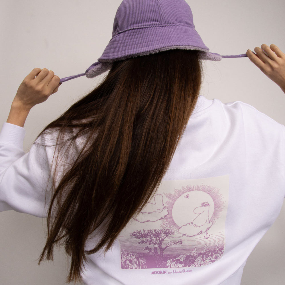 Moomintroll Sweatshirt Light Lilac - Nordicbuddies - The Official Moomin Shop