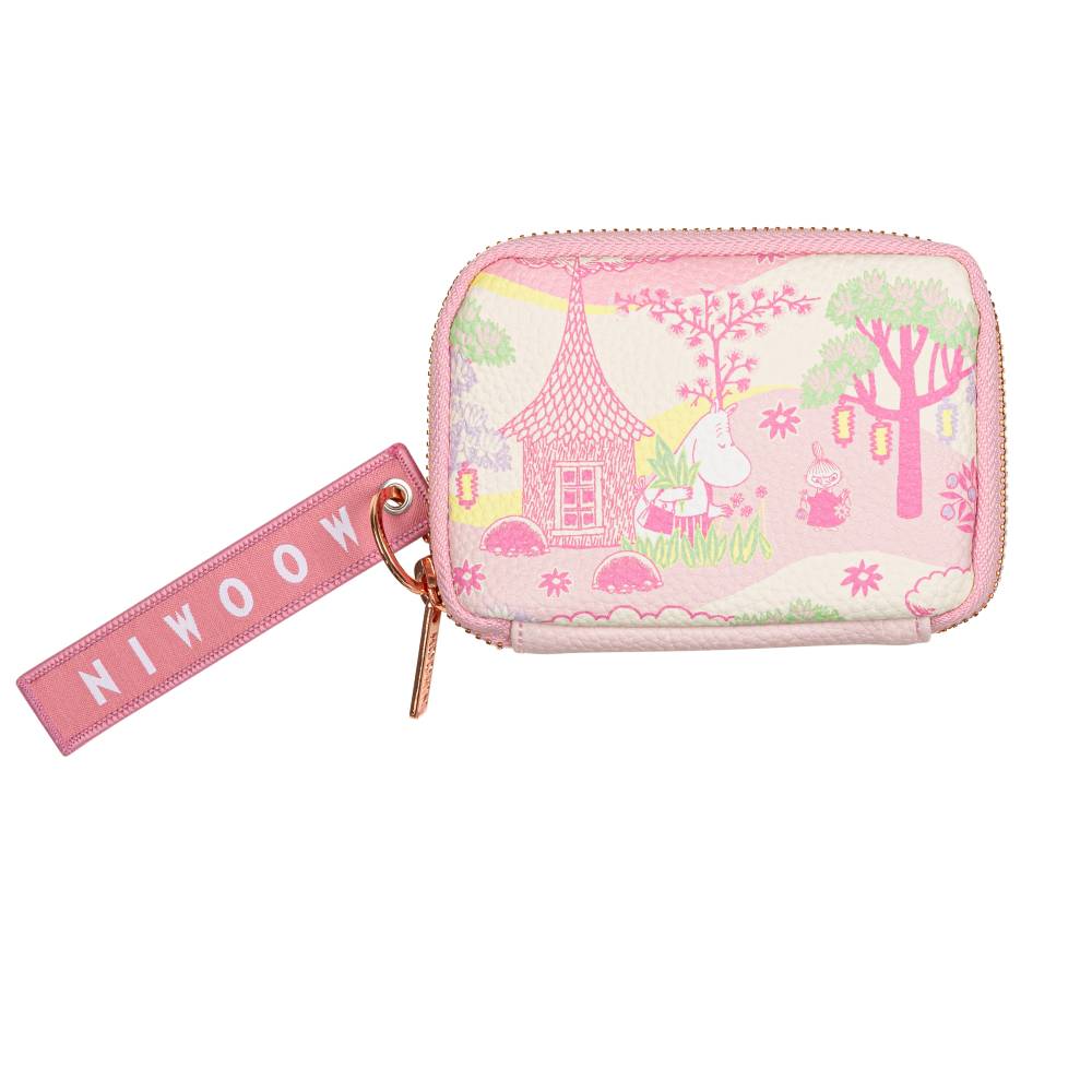 Moomin Cloud Castle Wallet Pink - Martinex - The Official Moomin Shop